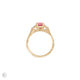 Starlight - Oval Pink Diamond Engagement Ring 14k Gold