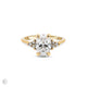 Starlight - Oval Diamond Engagement Ring 14k Gold