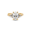 Thumbnail of Starlight - Oval Diamond Engagement Ring 14k Gold