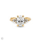 Starlight - Oval Diamond Engagement Ring 14k Gold
