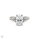 Starlight - Oval Diamond Engagement Ring 14k White Gold