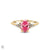 Starlight - Oval Pink Diamond Engagement Ring 14k Gold