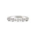 Thumbnail of Stars in the Sky Five Diamond Eternity Ring - 14k White Gold Polished Band