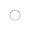 Thumbnail of Stars in the Sky Five Diamond Eternity Ring - 14k White Gold Polished Band