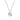 Stars in the Sky Four Diamond Necklace - 14k White Gold