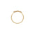 Stars in the Sky Three Diamond Ring - 14k Gold Polished Band