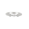 Thumbnail of Stars in the Sky Three Diamond Ring - 14k White Gold Polished Band