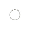 Thumbnail of Stars in the Sky Three Diamond Ring - 14k White Gold Polished Band
