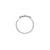 Stars in the Sky Three Diamond Ring - 14k White Gold Polished Band