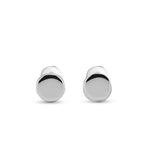 Thumbnail of Front view of the Sterling Silver Sun Stud Earrings, featuring a sun shape.