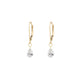 Thumbnail of Teardrop Diamond Earrings - 14k Gold