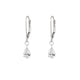 Thumbnail of Teardrop Diamond Earrings - 14k White Gold
