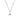 Teardrop 0.5ct Diamond Necklace - 14k White Gold