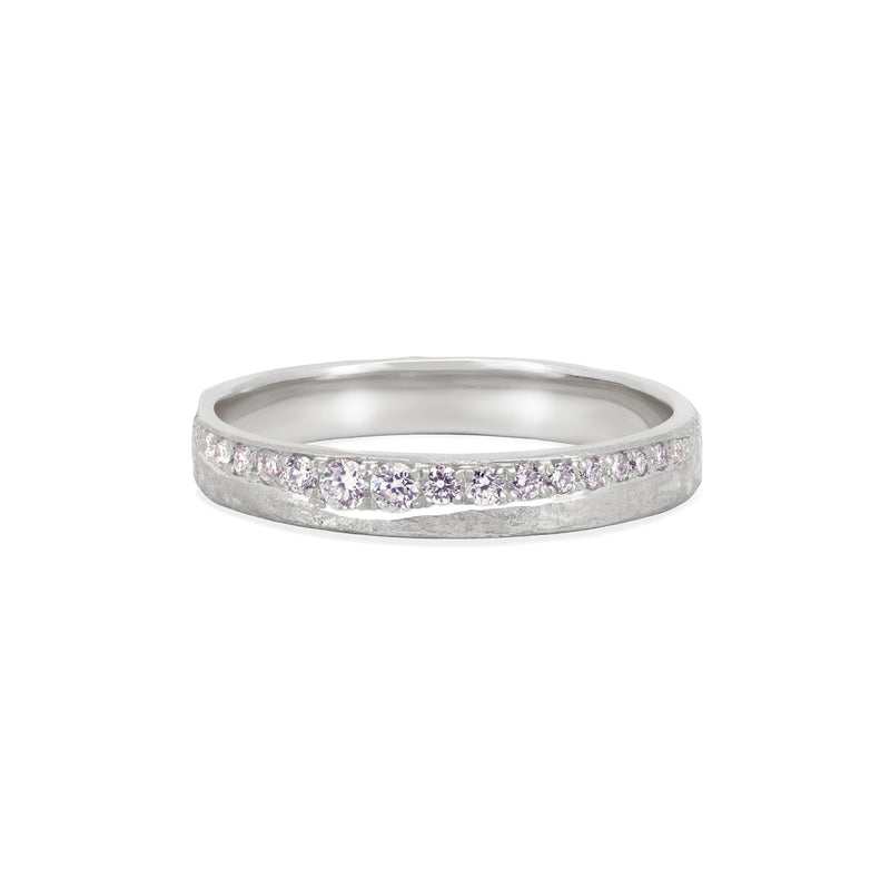 The Light Within Lab Grown Diamond Slim Band - 14k White Gold