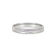 Thumbnail of The Light Within Lab Grown Diamond Slim Band - 14k White Gold