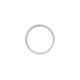 The Light Within Lab Grown Diamond Slim Band - 14k White Gold