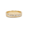 Thumbnail of The Light Within Lab Grown Diamond Wide Band - 14k Gold
