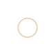 Top-down view of the Timeless Love 5mm Polished Wedding Band in 14k solid gold..