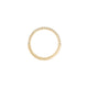 Top-down view of the Today Diamond Eternity Ring in 14k polished gold.