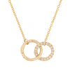 Thumbnail of Together Hawthorn Twig Diamond Eternity Necklace - 14k Gold