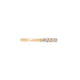 Side profile of the Tomorrow Diamond Eternity Ring in 14k polished gold, showcasing the polished band and half eternity setting.