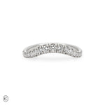 Wave of Love - Lab Diamond Eternity Ring in White Gold