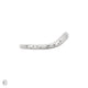Wave of Love - North Star Ring in White Gold