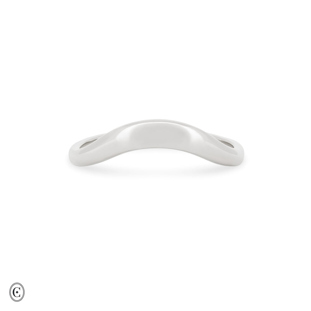 Wave of Love - White Gold Wave Ring