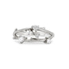 Thumbnail of Whispered Dreams Lab-Grown Diamond Double Cluster Ring - 14K White Gold
