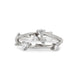 Thumbnail of Whispered Dreams Lab-Grown Diamond Double Cluster Ring - 14K White Gold