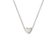 Thumbnail of You Are My Heart Necklace - 14k White Gold