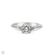 Thumbnail of You, Me & Magic - Round Cut Three Stone Engagement Ring 14k White Gold