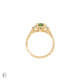 You, Me & Magic - Green Sapphire Engagement Ring 14k Gold