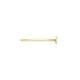 Side profile of the You Are My Heart Ring in 14k solid gold, showcasing the polished band and heart-shaped detail.