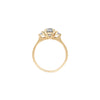 Thumbnail of You, Me & Magic 1ct Grey Diamond Engagement Ring - 14k Gold Twig Band