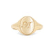 Thumbnail of Always Remember Hand Engraved Family Signet Ring - 14k Gold