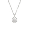 Thumbnail of Always Remember Hand Engraved Necklace - 14k White Gold