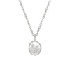 Thumbnail of Always Remember Hand Engraved Necklace - 14k White Gold