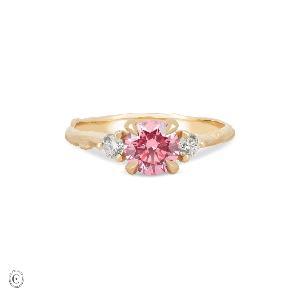 You, Me & Magic - Pink Diamond Engagement Ring 14k Gold