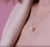 Teardrop Pearl Necklace 14k Gold Necklace - Video cover
