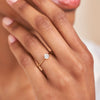 Thumbnail of Darling 0.5ct Diamond Engagement Ring - 14k White Gold Polished Band