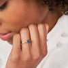 Love is All 0.5ct Blue Sapphire Engagement Ring - 14k Gold Twig Band