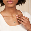 North Star - 14k White Gold Diamond Necklace
