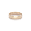 Thumbnail of Hawthorn Bark Men's Wedding Ring - 14k Polished Gold (Wide Band) - Video cover