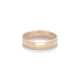 Thumbnail of Hawthorn Bark 5.95mm Men's Wedding Ring - 14k Polished Gold (Wide Band)