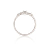 Crown of Heroes - 14k White Gold Polished Band Baguette Lab-Grown Diamond Ring