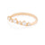 Crown of Light - 14k Gold Polished Band Diamond Ring