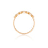 Crown of Light - 14k Gold Polished Band Diamond Ring