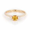 Love is All 0.5ct Primrose Yellow Sapphire Engagement Ring - 14k Gold Twig Band - Video cover