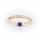 Thumbnail of Promise me Tomorrow Blue Sapphire Ring - 14k Polished Gold